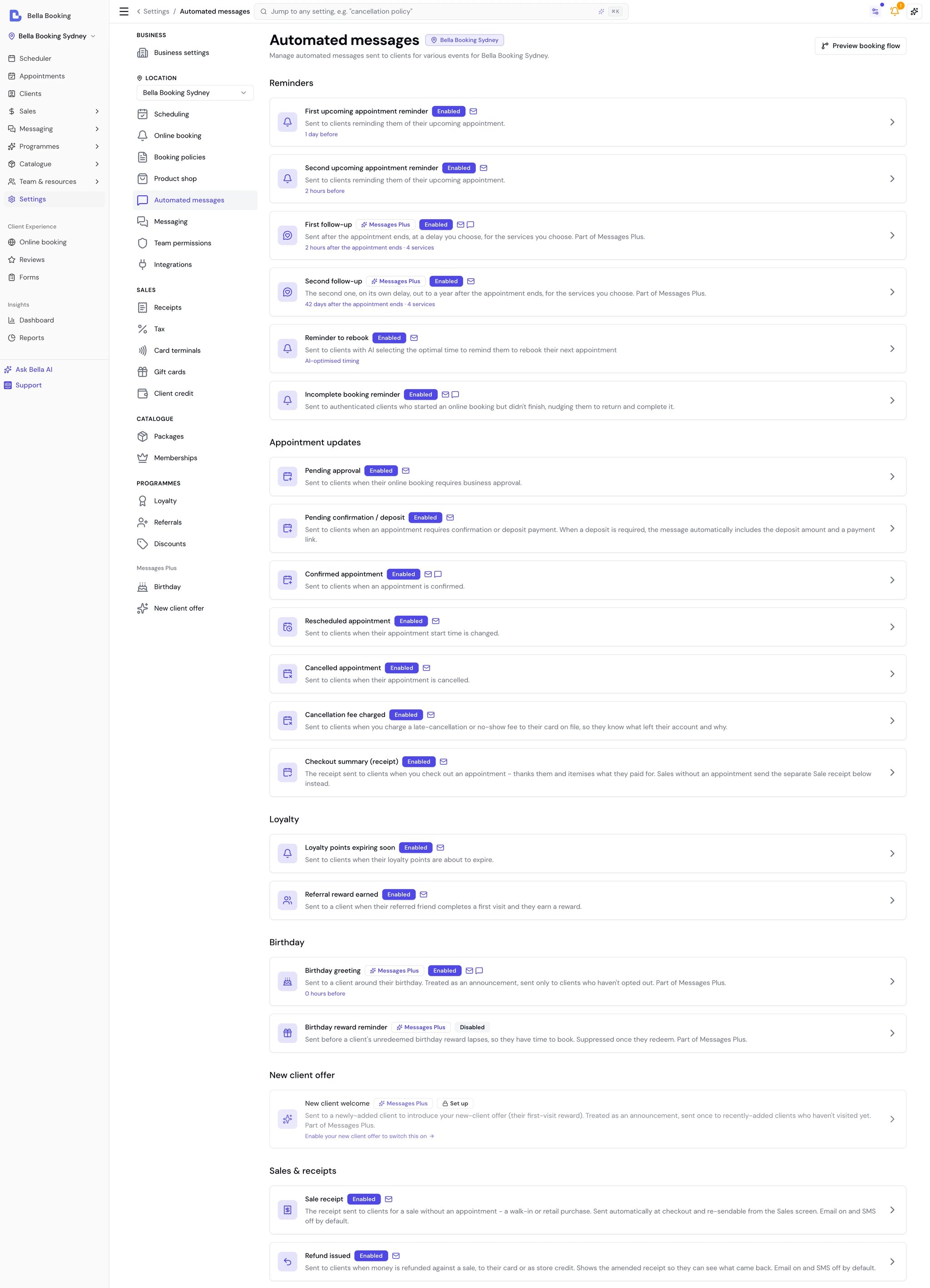 Automated Notifications