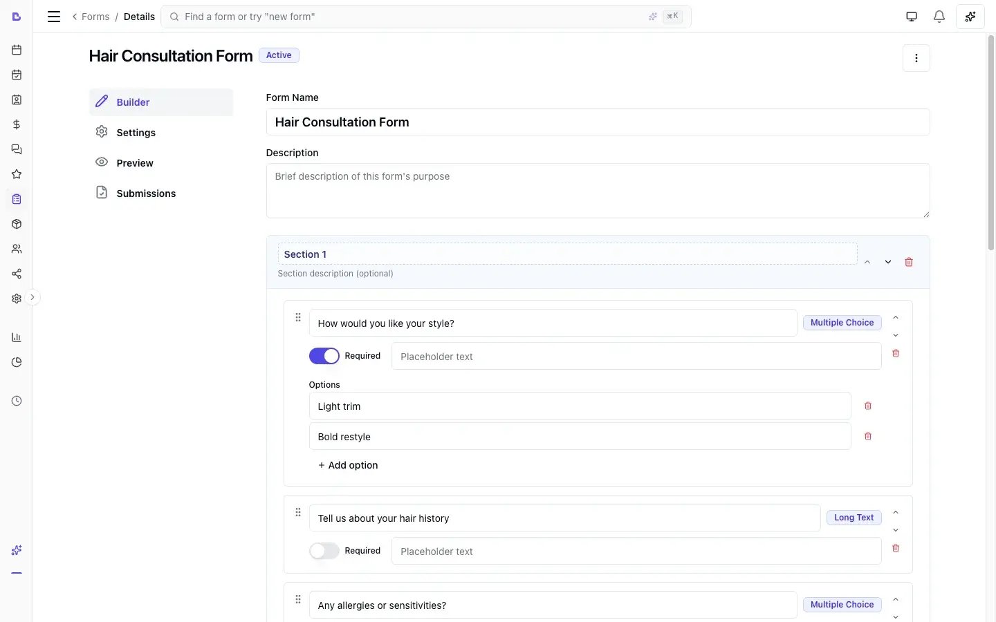 Forms & Intake