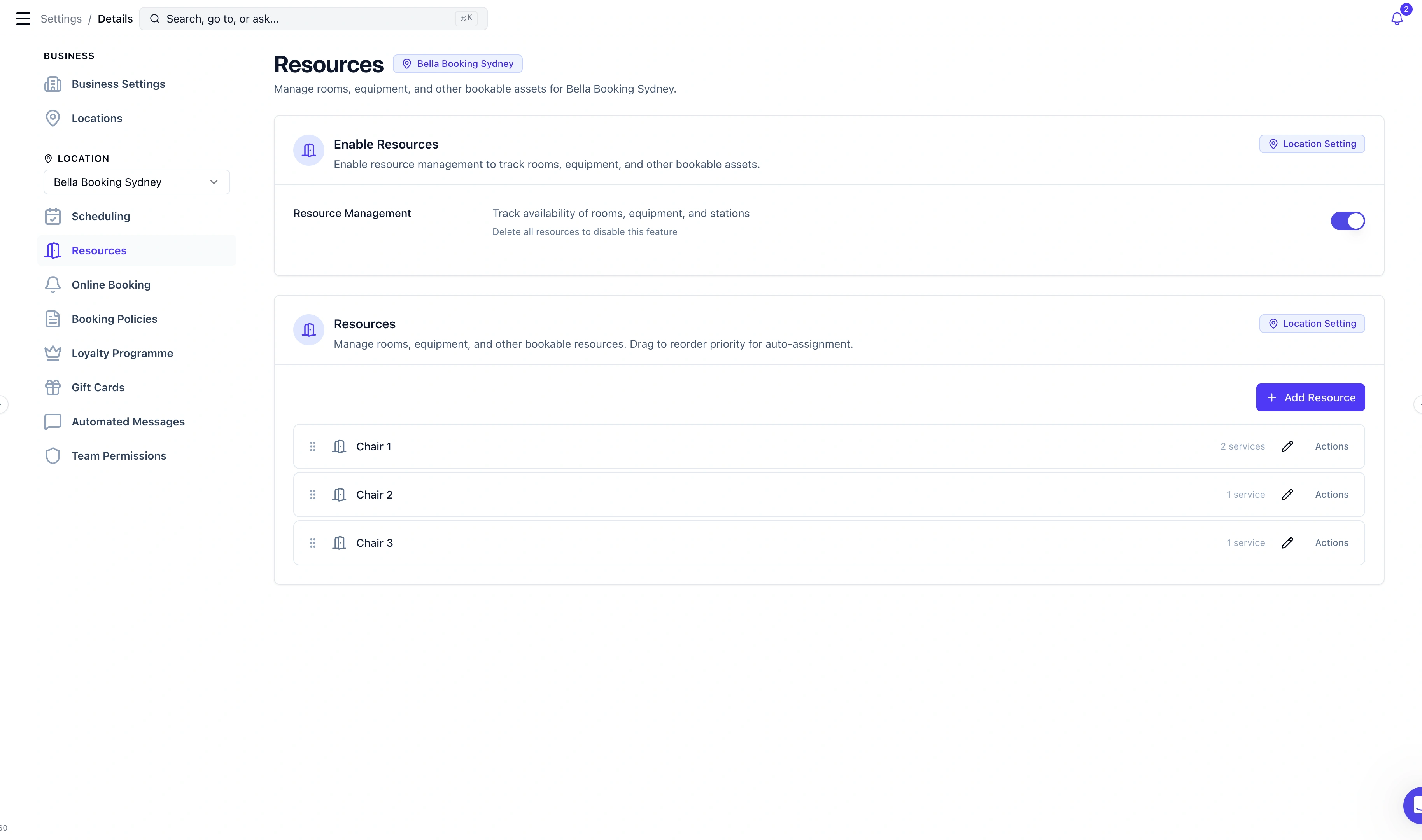 Resources | Bella Booking